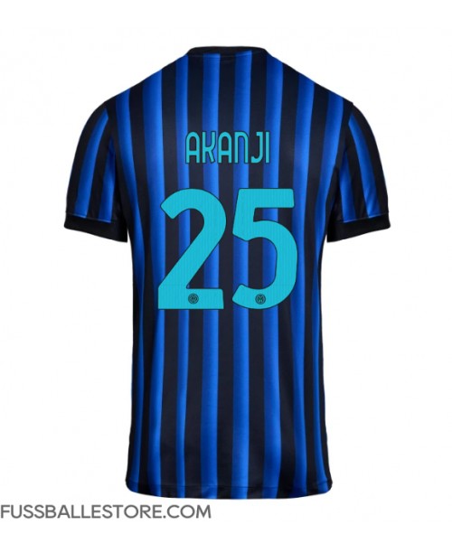 Günstige Inter Milan Manuel Akanji #25 Heimtrikot 2025-26 Kurzarm Günstige Inter Milan Manuel Akanji #25 Heimtrikot 2025-26 Kurzarm